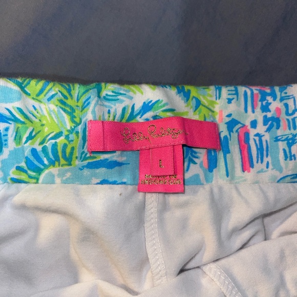 Lilly Pulitzer Womens Madison Skort What A Lovely Place Beach Tropical Size L - Picture 4 of 5